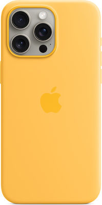 Silikonhülle mit MagSafe Back Cover Silikon Orange (iPhone 15 Pro Max) MWNP3ZM/A