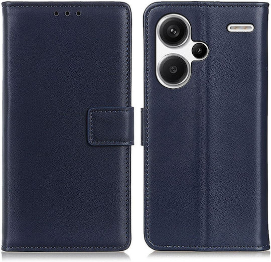 Θήκη Xiaomi Redmi Note 13 Pro+ 5g Mad Mask Leather Wallet Case Με Βάση Στήριξης, Υποδοχές Καρτών Και Μαγνητικό Κούμπωμα Flip Wallet Από Συνθετικό Δέρμα Μπλε