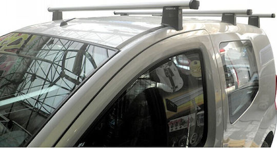 Nordrive Dachstangen Aluminium für Citroen Nemo (mit Dachträgerfüßen)