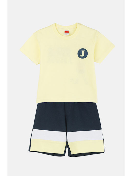 Kinder-Set mit Shorts Sommer 2Stück Yellow