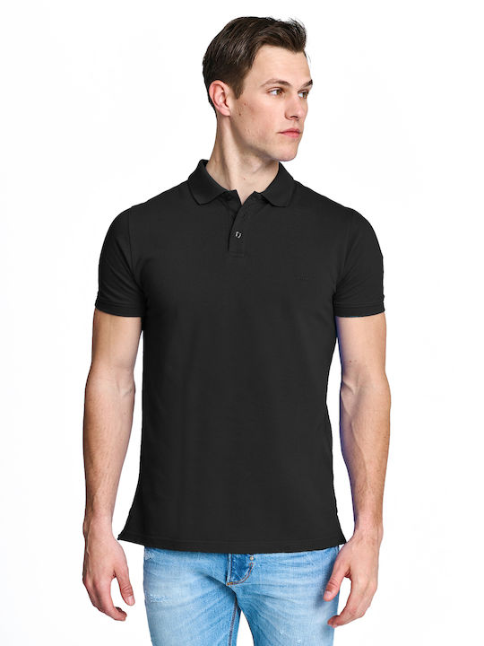 Staff Herren Shirt Polo Schwarz