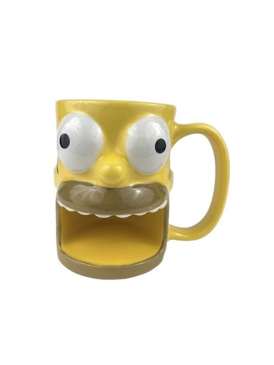 Homer Simpson Με Θέση Για Μπισκότο Mug 350ml