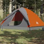 vidaXL Σκηνή Camping Πορτοκαλί για 3 Άτομα 240x217x120εκ.