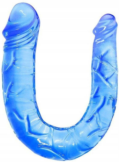 Doppel-Dildo für Paare Blau Lesbensex