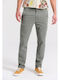 Funky Buddha Men's Trousers Chino in Regular Fit Sage Green