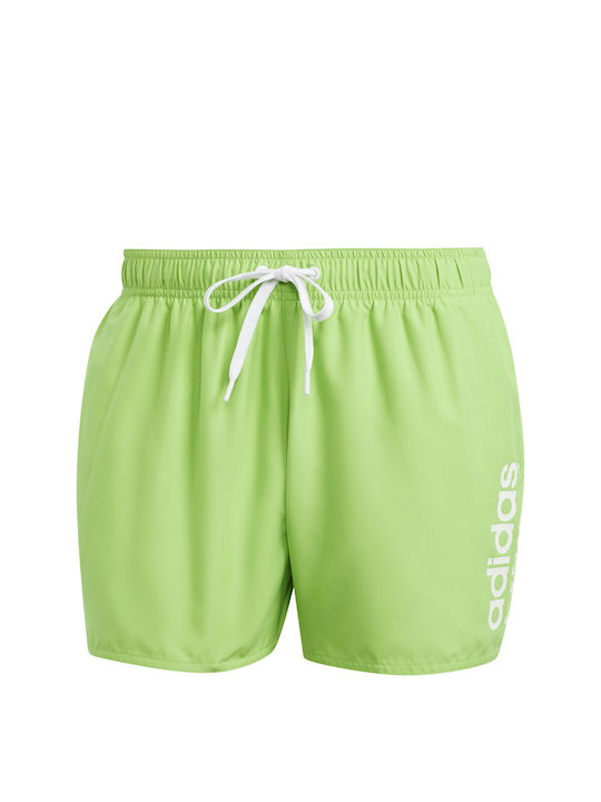 Adidas Men's Swimwear Shorts Green with Patterns