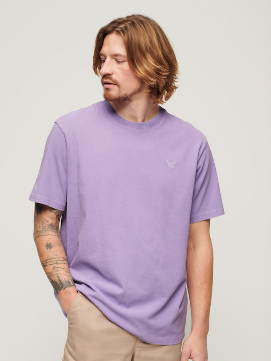 Superdry T-shirt Μωβ