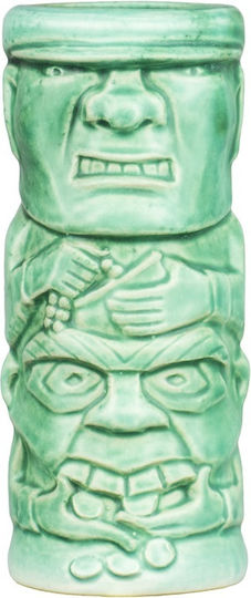 Ready Glass Cocktail/Drinking made of Ceramic in Turquoise Color 450ml