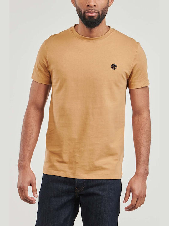 Timberland T-shirt Bărbătesc cu Mânecă Scurtă Yellow