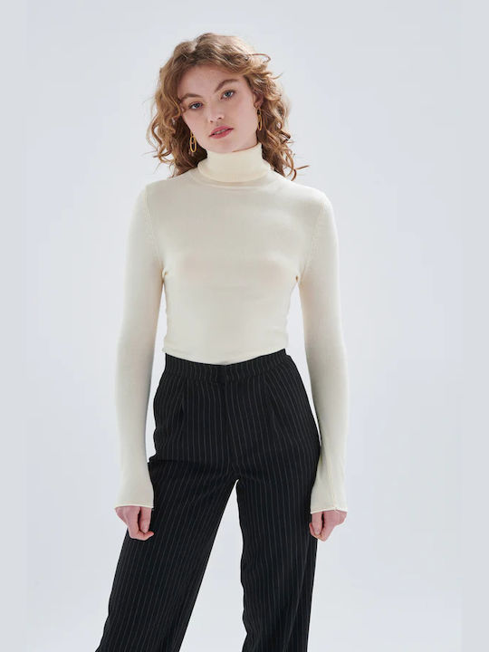 24 Colours Women's Sweater White