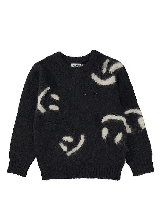 Molo Kids Sweater Long Sleeve Black