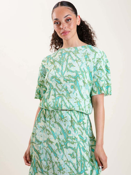 Rut & Circle Bluza de Damă de Vară Verde