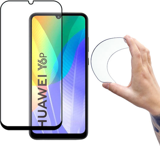 Wozinsky Flexi Nano Glass Hybrid Full Face Tempered Glass Μαύρο (Huawei Y6p)
