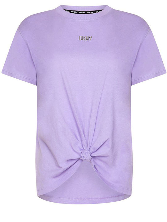 DKNY Γυναικεία Καλοκαιρινή Μπλούζα Βαμβακερή Κο...