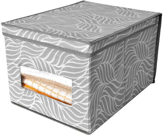General Trade Tesatura Cutie de Depozitare cu Capac Gri 30x40x25cm 1buc