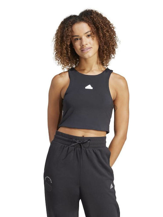 Adidas Damen Sportliches Bluse Schwarz