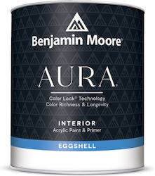 Benjamin Moore Aura Plastic Acrilyc Paint for Interior Use Aura eggshell 3.78lt