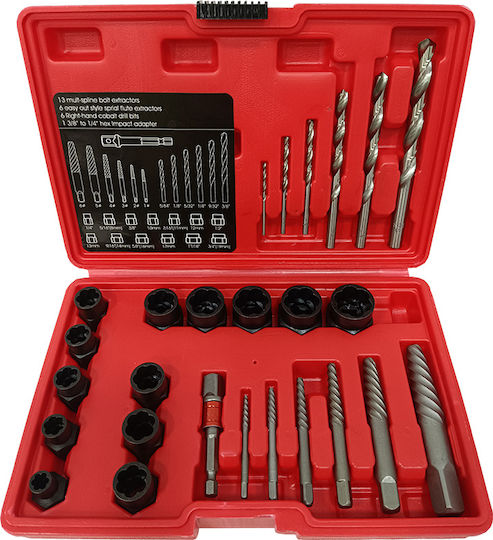 SKS Tools Σετ Εξωλκείς για Βίδες 26τμχ