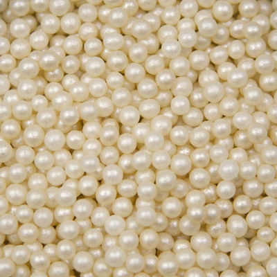 Pearls White Pearl Edible 4mm 220gr