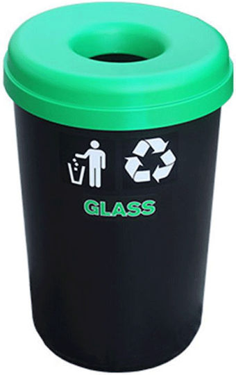 Stabplast Recycling Plastic Waste Bin 60lt Green