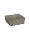 Storage Basket Gray 24x24x8.5cm 1pcs
