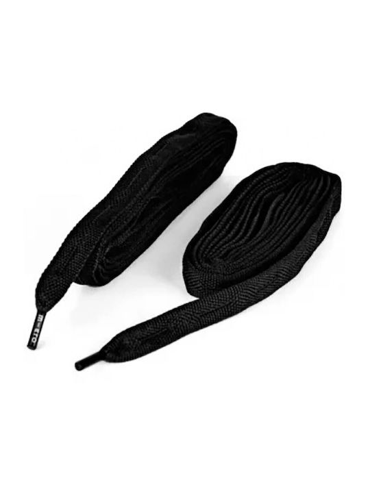 Micro Shoelaces 180cm Black 2pcs