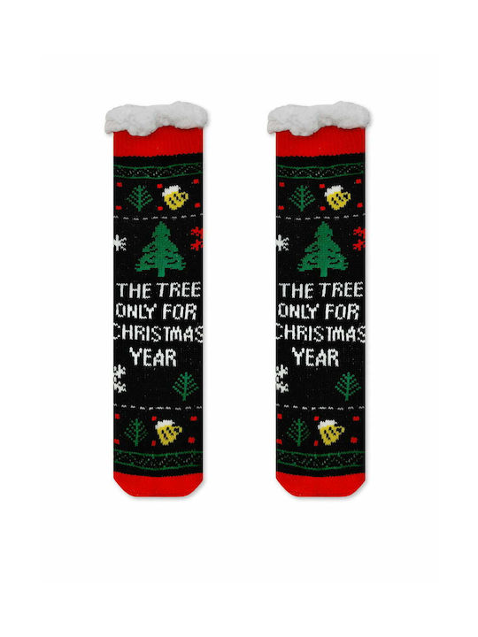 YTLI Christmas Socks Black