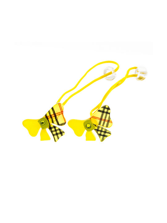 Kids Hair Tie Yellow 3022-2-Κίτρινο