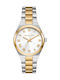 Michael Kors Lennox Γυναικείο Ρολόι 37mm Μπαταρίας με Μεταλλικό Μπρασελέ