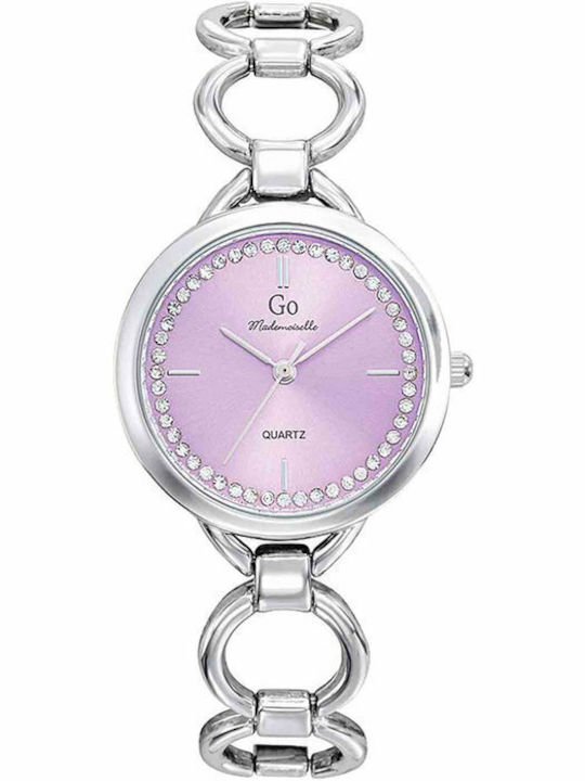 GO Mademoiselle Women's Watch with Silver Metal Bracelet