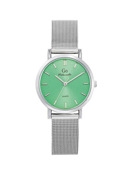 GO Mademoiselle Watch with Silver Metal Bracelet