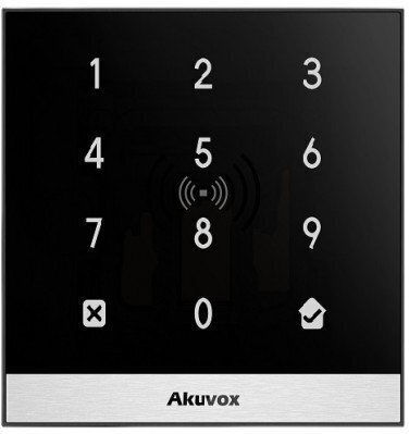Akuvox Клавиатура за Аларма Touch в Черен Цвят ACC-PAR-AKU-A02S