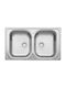 Blanco Tipo 8 511924 Drop-In Мивка Inox Ш86xД50см Сив