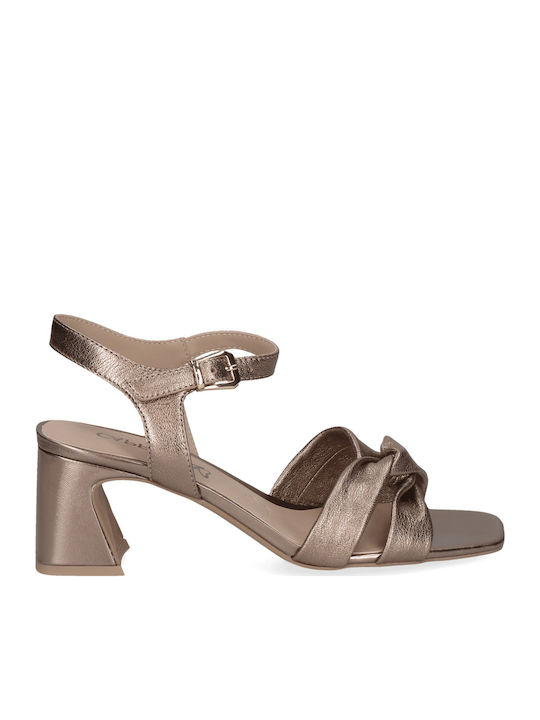 Caprice Leder Sandalen Bronze