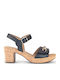 Leder Sandalen Anatomisch Schwarz