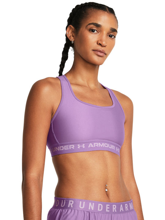 Under Armour Женско Спортно Сутиен Provence Purple / Purple Ace с Подплата & Лека подложка