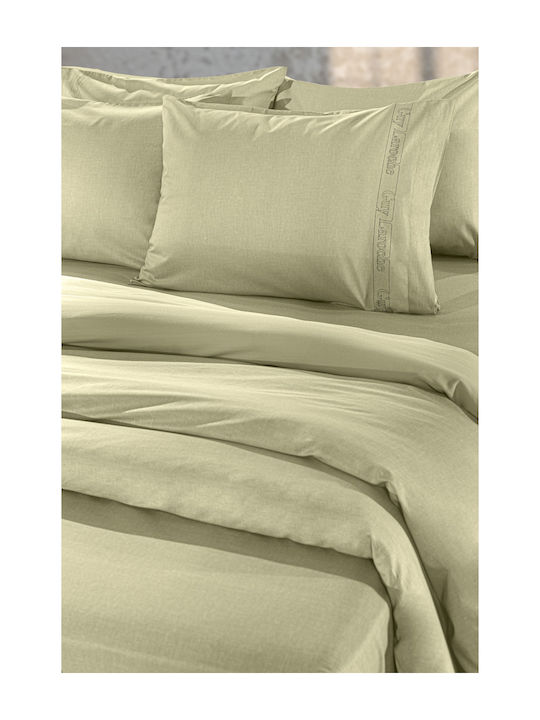 Guy Laroche Sheet Super-Double 240x270cm. Color Plus Olive