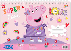 Hasbro Ζωγραφικό Μπλοκ Peppa Pig A4 21x29.7cm 40 Blätter 1Stück
