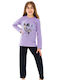 Wiembi Kids Pyjamas Winter Cotton Lila