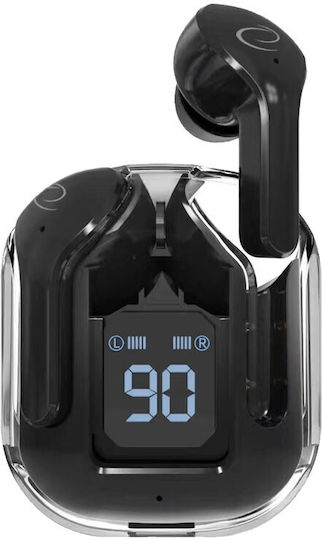 Esperanza EH238K In-ear Bluetooth Handsfree Ακουστικά με Θήκη Φόρτισης Μαύρα