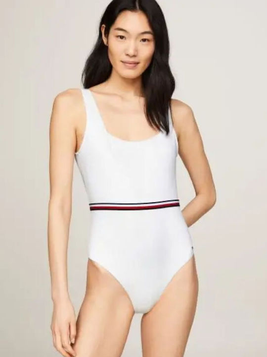 Costum De Baie Întreg Alb