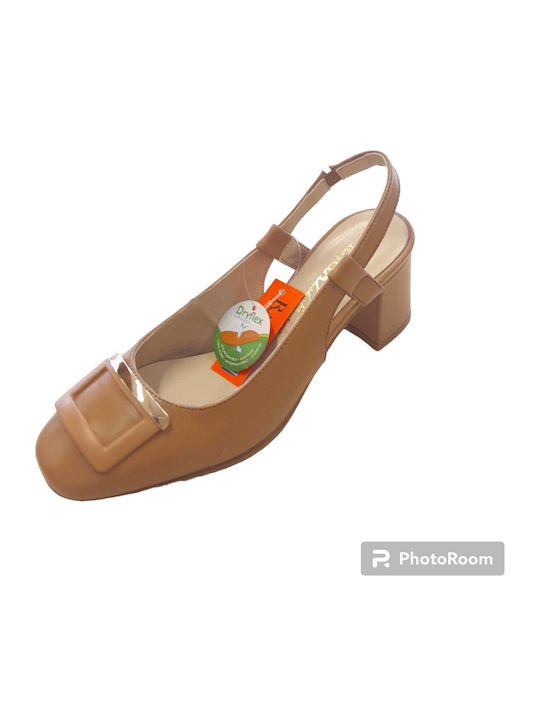 Ragazza Anatomic Leather Tabac Brown Heels