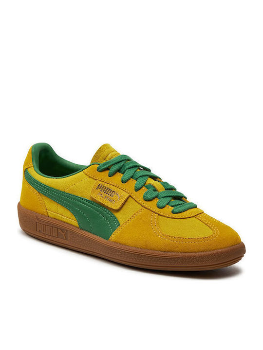 PUMA Palermo Pele Sneakers Κίτρινα