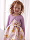 Kinderbolero Gestrickt Lila