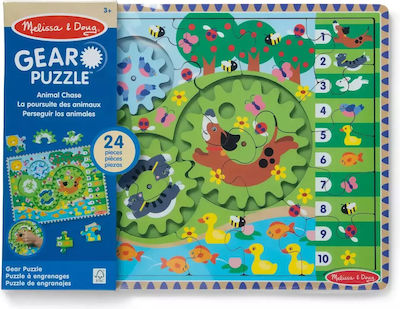 Wooden Kids Puzzle 24pcs Melissa & Doug