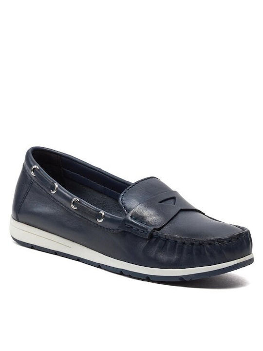 Marco Tozzi Women's Moccasins in Navy Blue Color