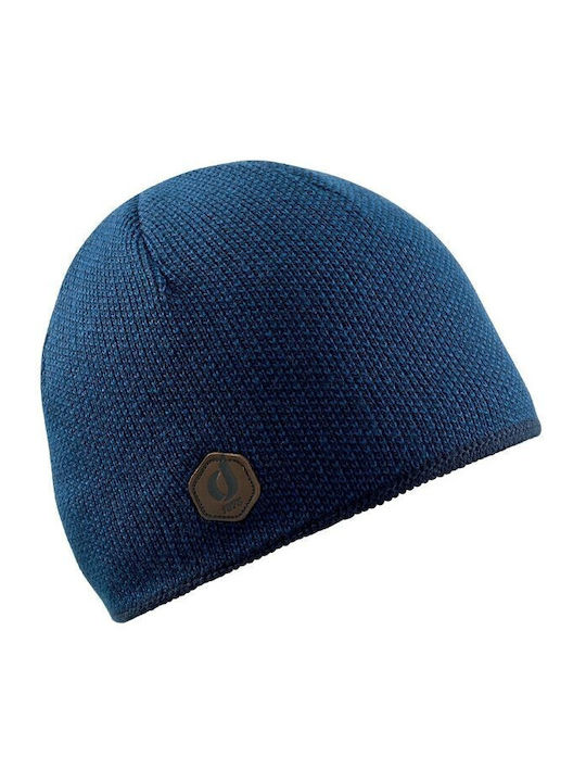 Beanie Unisex Σκούφος Πλεκτός σε Μπλε χρώμα