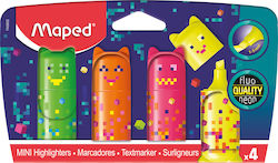 Maped Pixel Underline Markers 4 Pieces