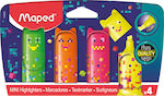 Maped Pixel Underline Markers 4 Pieces