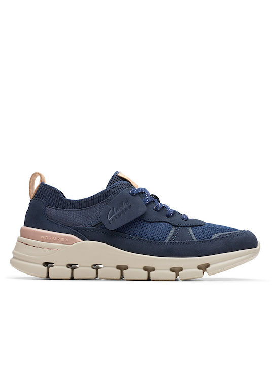 Clarks Nature X Sneakers Navy Combi